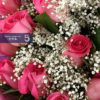 One Side Premium Hot Pink Roses Bouquet 單邊豪華版深粉紅玫瑰花束 - Image 3
