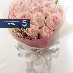 Classic Pink Roses Bouquet 經典版粉色玫瑰花束套裝