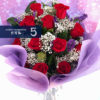 One Side Premium Red Roses Bouquet 單邊豪華版紅玫瑰花束 - Image 2