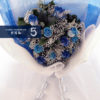 One Side Premium Blue Roses Bouquet 單邊豪華版藍玫瑰花束 - Image 2
