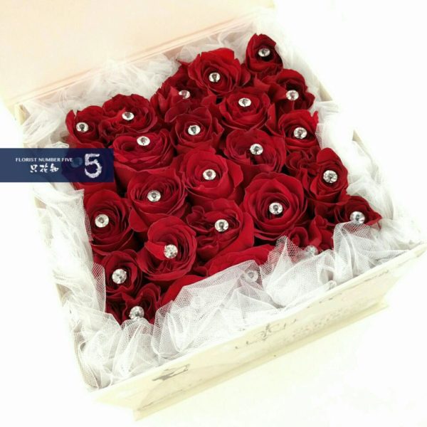 Red Roses Floral Box 紅玫瑰花盒