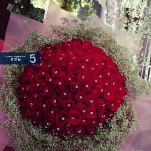 Premium 99 Red Roses Bouquet 豪華版99朵紅玫瑰花束