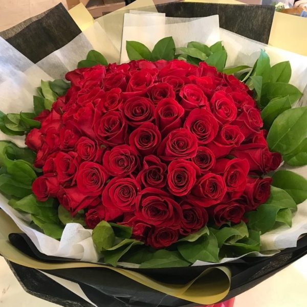 99 Red Roses Bouquet  99朵紅玫瑰花束
