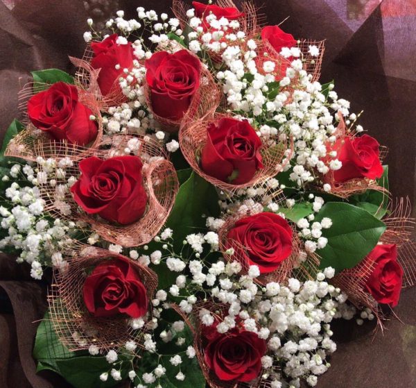 Fancy Wrapping Red Roses Bouquet 夢幻包裝紅玫瑰花束