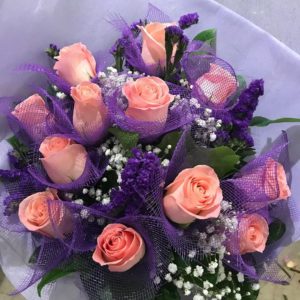 Fracy wrapping Pink Roses Bouquet 夢幻包裝粉紅色玫瑰花束